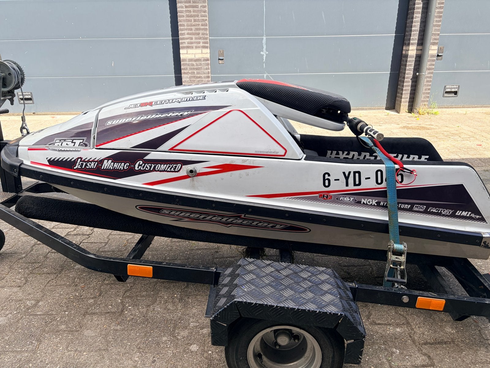 Yamaha SuperJet 701cc 2-takt met trailer- Volledig uitgerust, Ophalen, Gebruikt, Benzine, 70 tot 120 pk