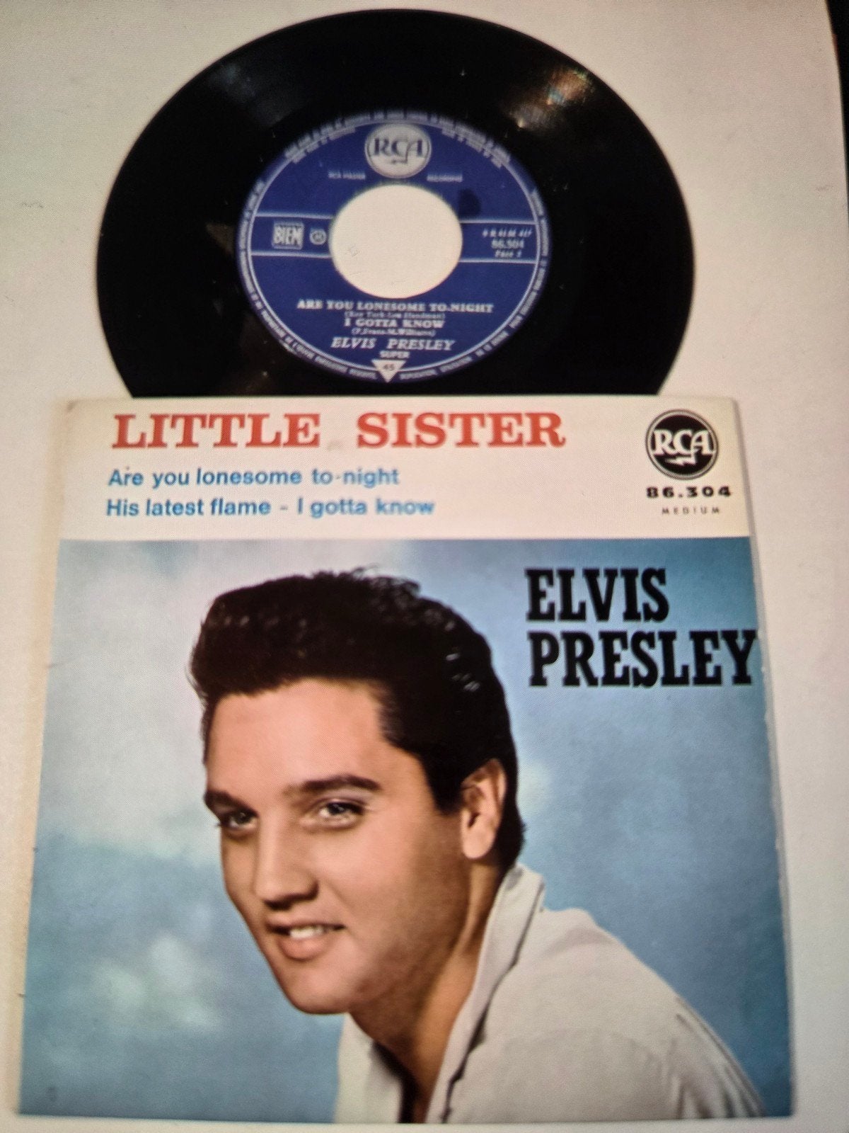 Elvis Presley - Little Sister EP (Vinyl, 7 inch), Cd's en Dvd's, Vinyl Singles, Gebruikt, Pop, EP, EP, Originele persing, 7 inch