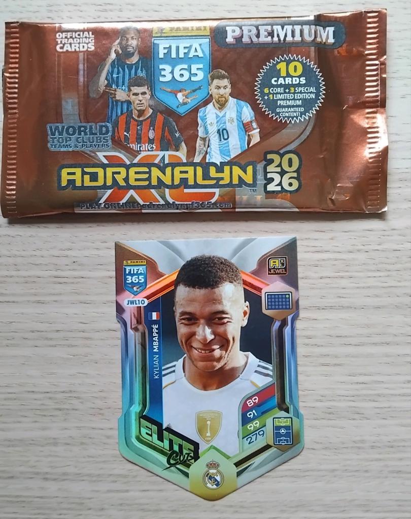 2026 Panini FIFA 365 Adrenalyn XL Kylian Mbappé JWL10, Verzamelen, Sportartikelen en Voetbal, Ophalen, Zo goed als nieuw, Buitenlandse clubs