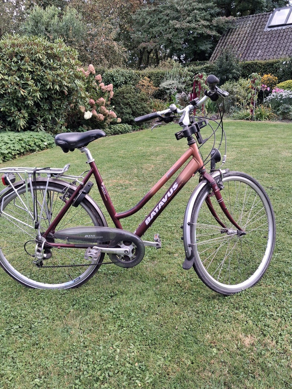 Batavus Jakima Mahonierood CV24 - Framehoogte 54 cm, Ophalen, Versnellingen, Batavus, 53 tot 56 cm