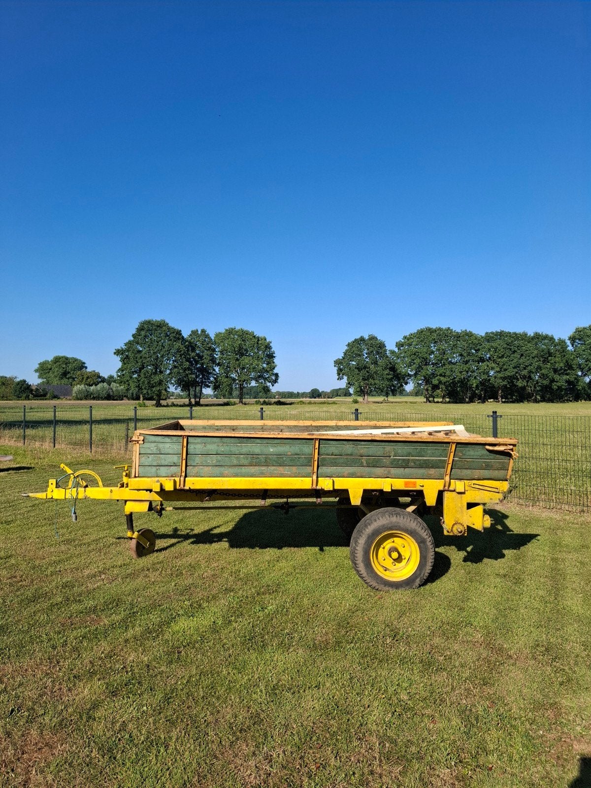 Oude mestwagen/ boerenwagen, Ophalen, Gebruikt