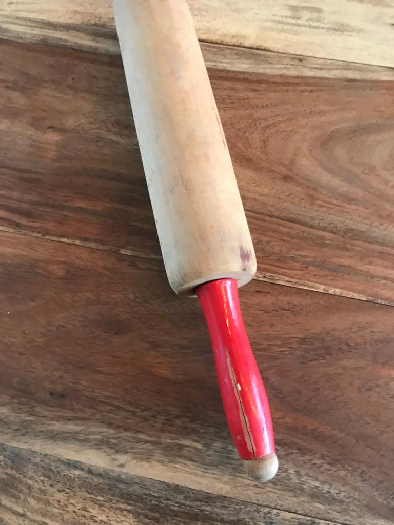 Vintage Houten Deegroller, Antiek en Kunst, Ophalen of Verzenden