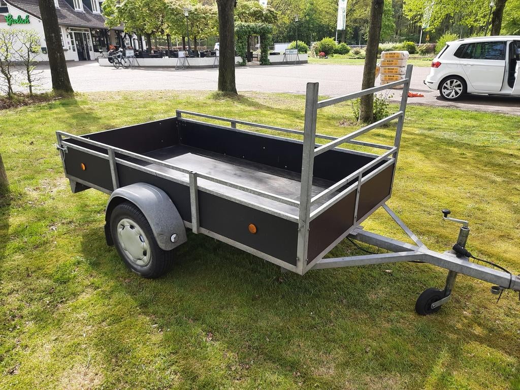Aanhangwagen enkelasser, Auto diversen, Aanhangers en Bagagewagens, Ophalen of Verzenden, Zo goed als nieuw