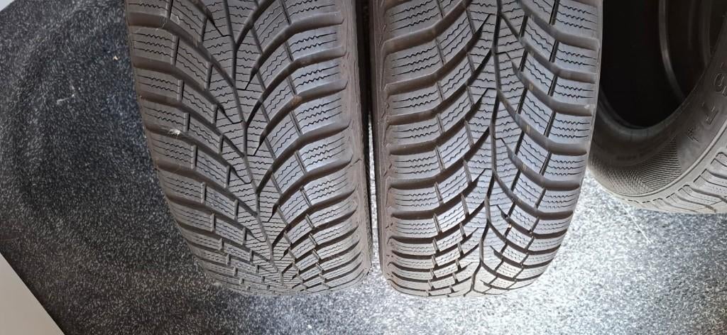 4 Winterbanden Continental 2x TS 870 2x TS 850, Ophalen, Gebruikt, 15 inch, Band(en)