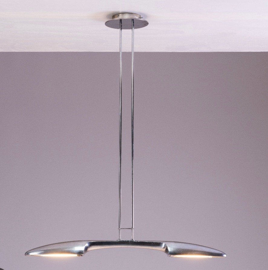 Jorge Pensi Olympia Billar hanglamp voor B-lux, 1980s, Ophalen, Gebruikt, Metaal