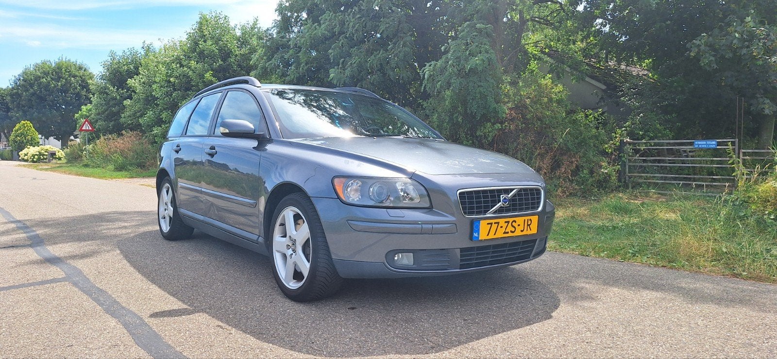 Volvo V50 2.5 T5 2005 Grijs, Auto's, Voorwielaandrijving, 700 kg, 2521 cc, 11 km/l