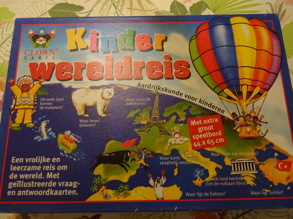 Spel Kinderwereldreis als nieuw, Ophalen of Verzenden, Zo goed als nieuw
