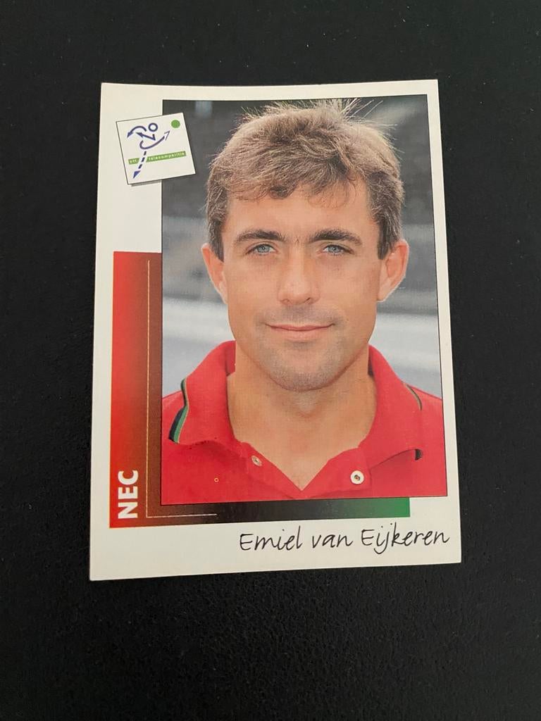 Emiel van Eijkeren - NEC Nijmegen - Panini Voetbal 96, Verzamelen, Sportartikelen en Voetbal, Ophalen of Verzenden, Zo goed als nieuw