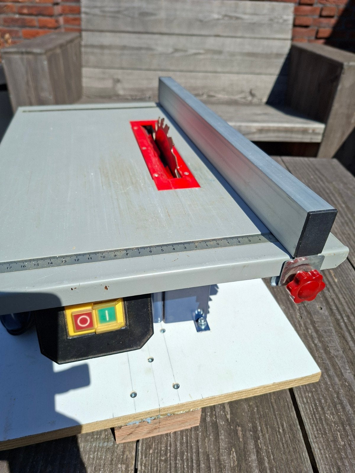 Agojama Cirkelzaag 600W - Compacte Tafelzaag, Ophalen, Gebruikt, 30 tot 70 mm, Minder dan 600 watt