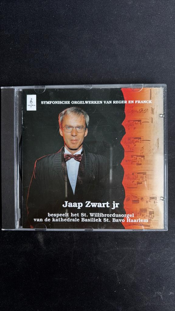 Jaap Zwart jr. - Symfonische Orgelwerken Reger & Franck CD, Ophalen of Verzenden, Romantiek, Gebruikt, Orkest of Ballet