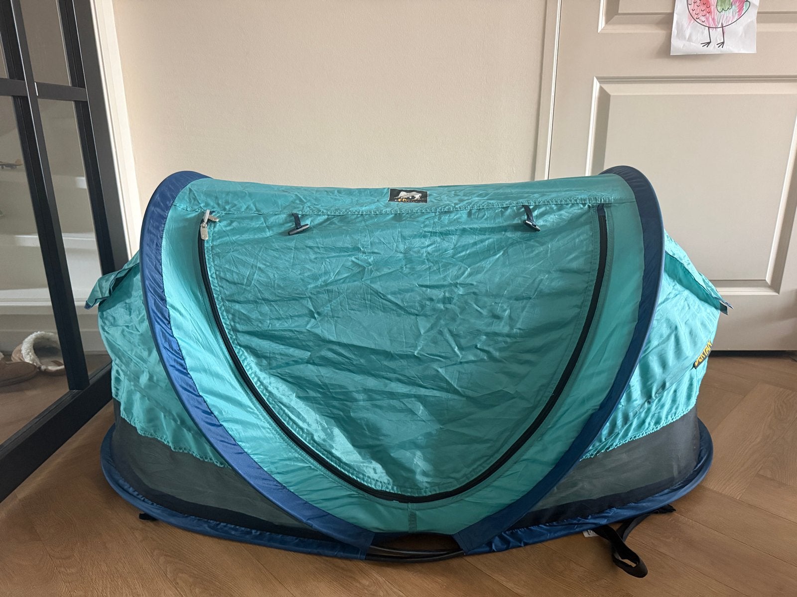 Deryan peuter tent - perfect voor reizen en logeren, Caravans en Kamperen, Ophalen, Zo goed als nieuw, Tot en met 2
