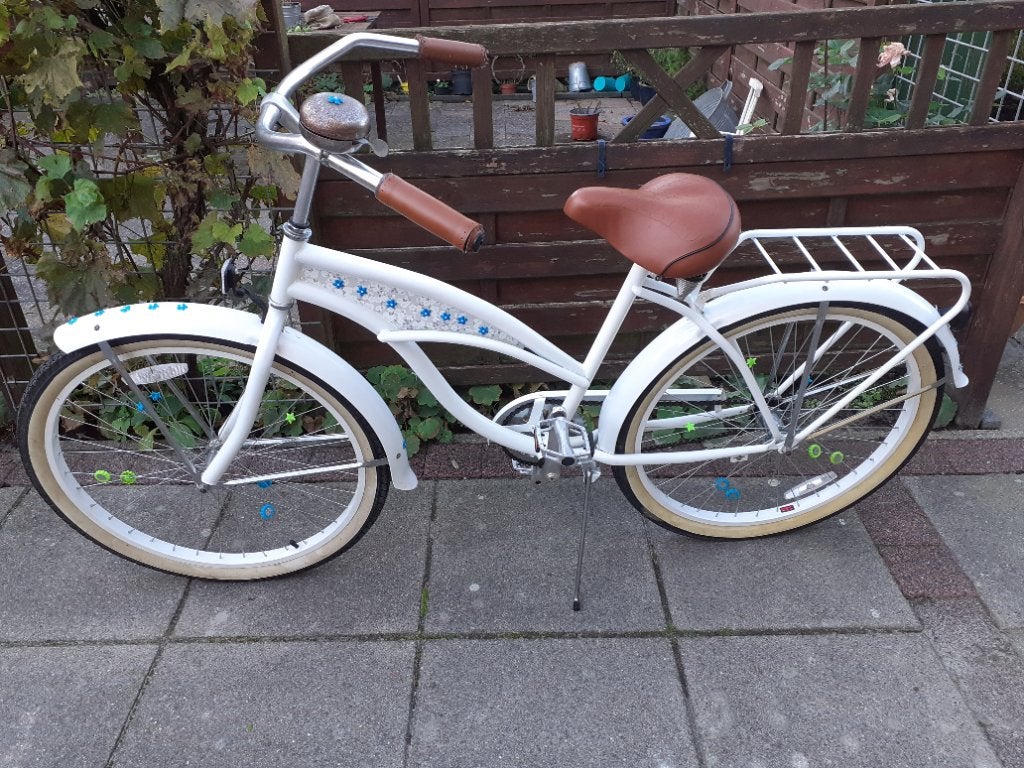 Beach Cruiser, Terugtraprem, Staal, Cruiser, Zo goed als nieuw