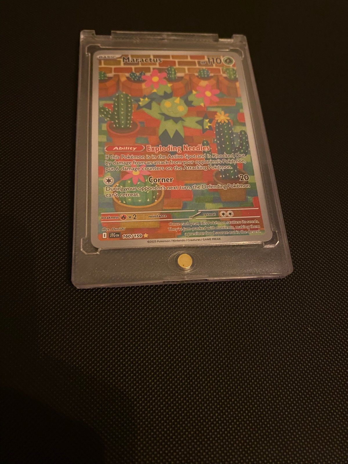 Maractus 160/159 Full Art Pokémon Kaart, Ophalen of Verzenden, Zo goed als nieuw, Losse kaart