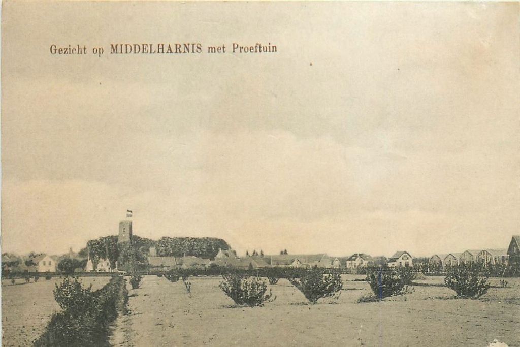701-186-033 Middelharnis Proeftuin, Verzenden, Voor 1920, Zuid-Holland