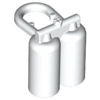 Lego White Minifigure Air Tanks, Gebruikt, Overige thema's, Lego, Accessoire