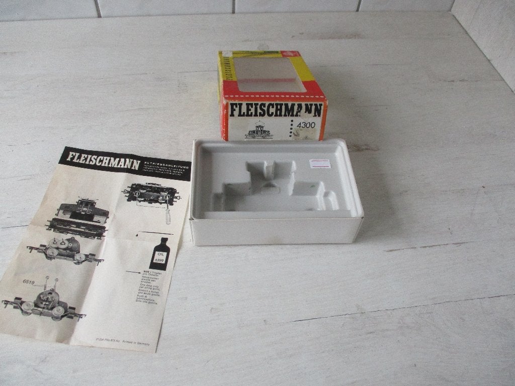Fleischmann E-lok 4300 Lege doos, Fleischmann, Ophalen of Verzenden, Zo goed als nieuw, Gelijkstroom