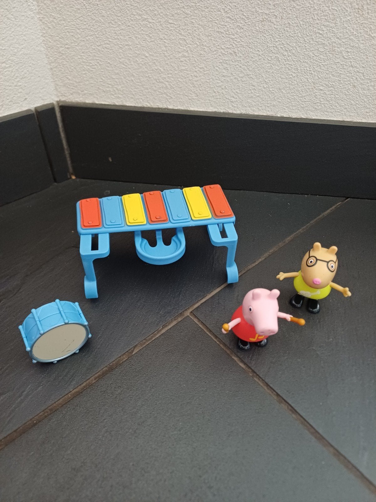 Peppa Pig speelgoed piano met figuren, Ophalen of Verzenden, Gebruikt, Overige typen, Met geluid