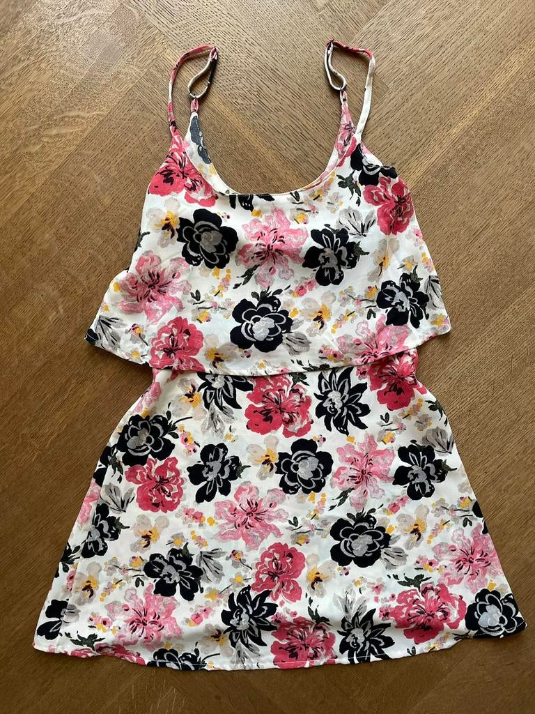 Mooie zomer)jurkje Maat XS: Abercrombie & Fitch, Wit, Ophalen of Verzenden, Zo goed als nieuw, Maat 34 (XS) of kleiner