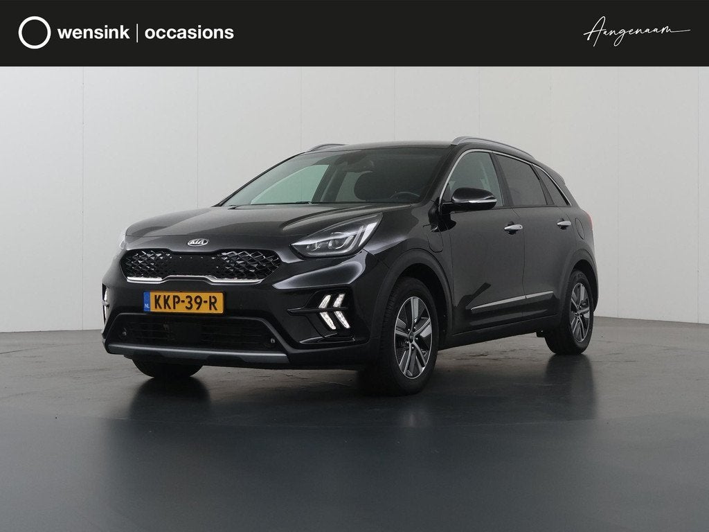 Kia Niro 1.6 GDi PHEV ExecutiveLine | Trekhaak | Lederen Bek, Auto's, Kia, Gebruikt, Zwart, Bedrijf, SUV of Terreinwagen