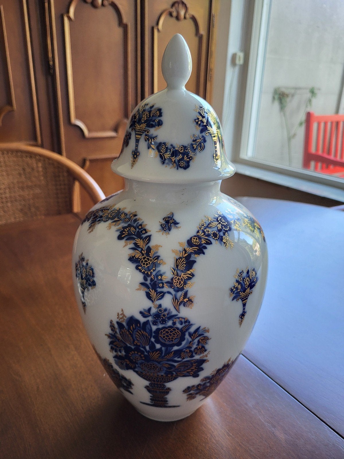Prachtige Heinrich H&C Selb Bavaria Echt Kobalt vaas, Ophalen