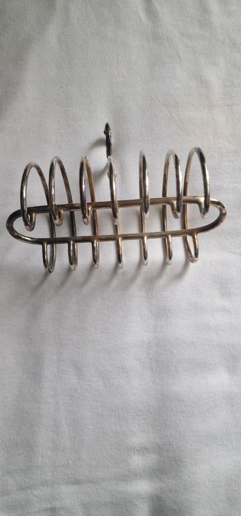 Vintage verzilverd Toastrek - Elegant en Functioneel, Ophalen of Verzenden, Zilver