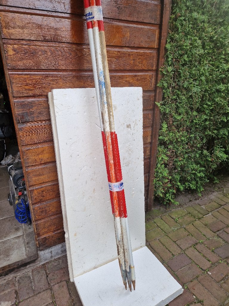 Jalon stokken, Ophalen, Gebruikt