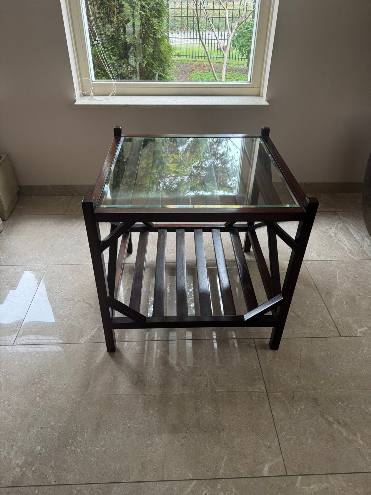 Sidetable 60x60x57, Huis en Inrichting, Tafels | Sidetables, Ophalen, 100 tot 150 cm, Zo goed als nieuw, 25 tot 50 cm