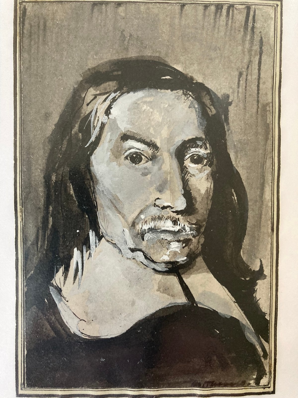 Pentekening naar oude meester, Antiek en Kunst, Ophalen of Verzenden, Pentekening