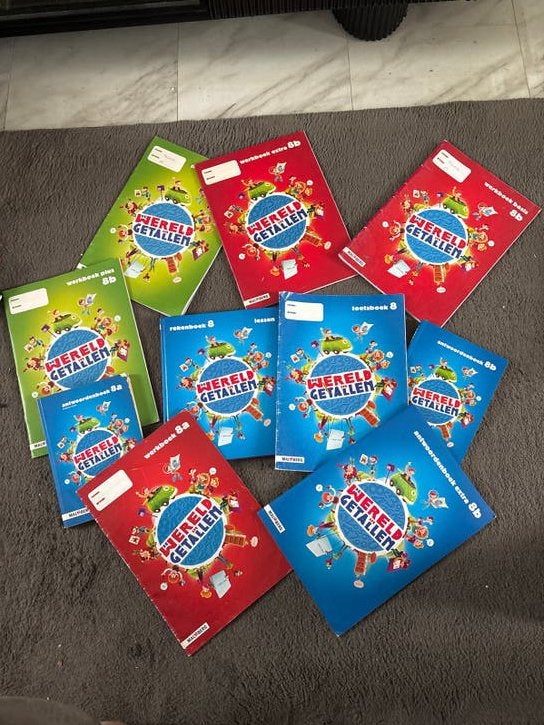 Complete set 'Wereld in Getallen' Groep 8, Ophalen of Verzenden, Gelezen, Overige niveaus, Overige vakken