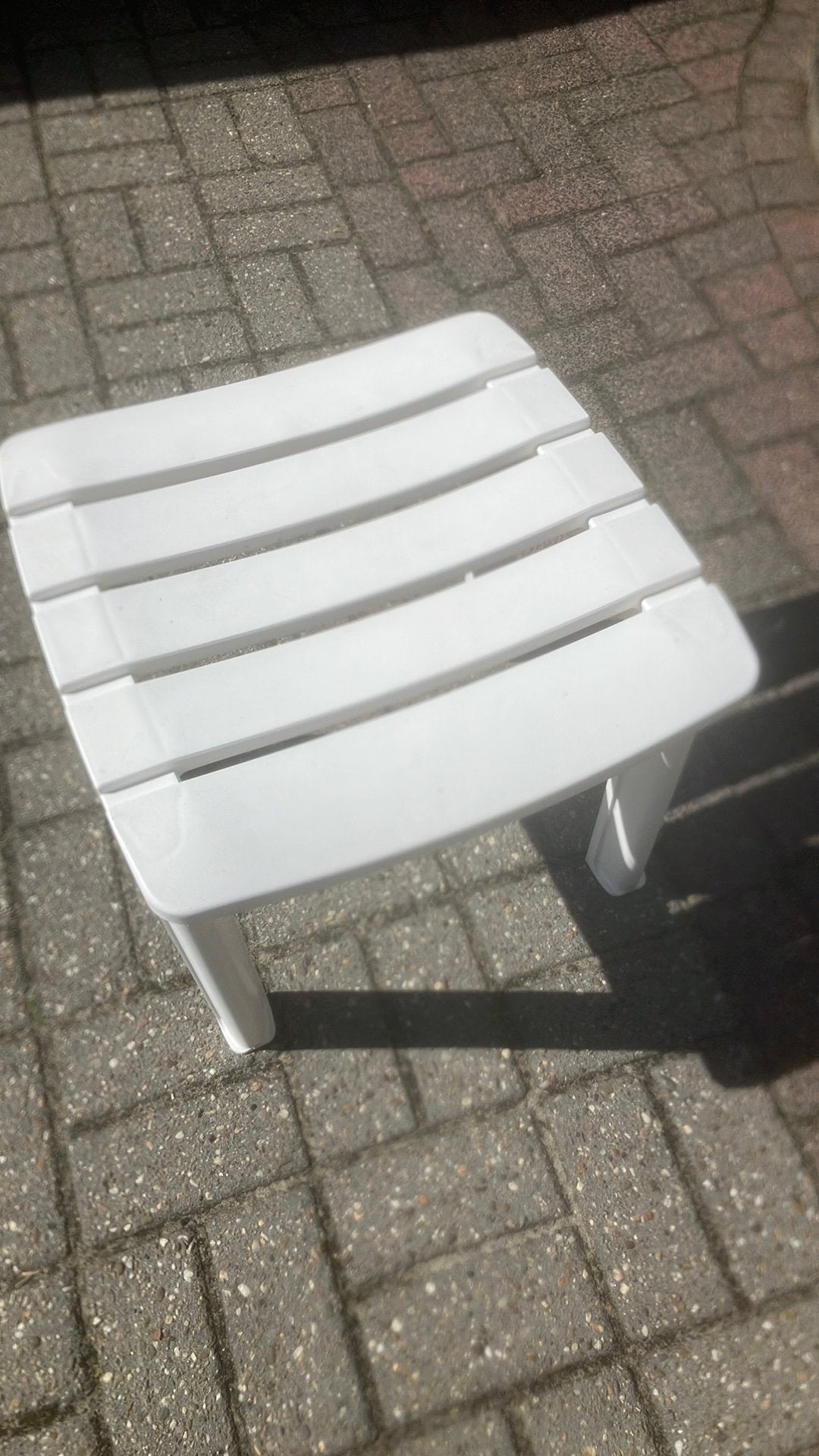 Voetenbankje, Ophalen, Zo goed als nieuw, Campingstoel