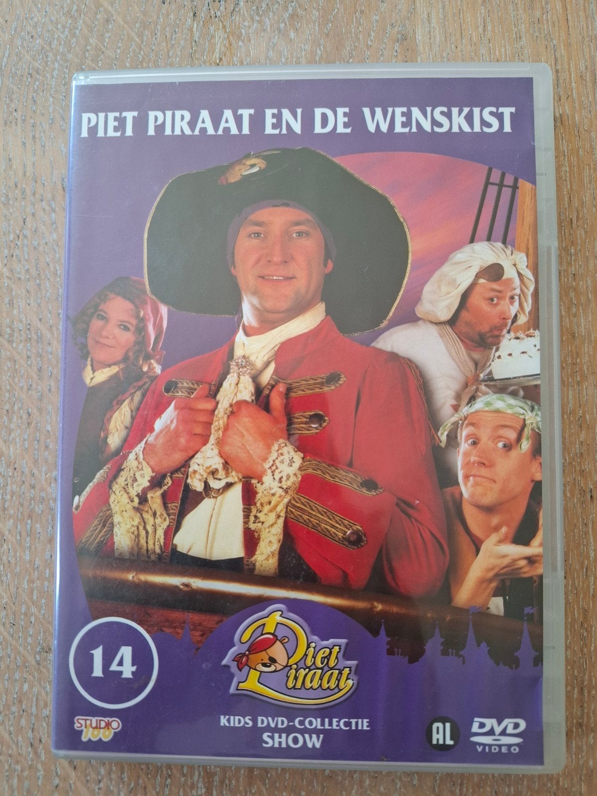 Piet Piraat en de Wenskist DVD - Studio 100 Kids Show, Show, Gebruikt, Verzenden, Nederlands