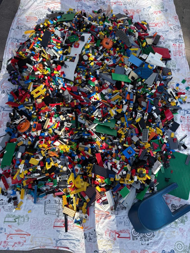 Lego, grote partij 25 kilo, Ophalen, Gebruikt, Losse stenen, Lego