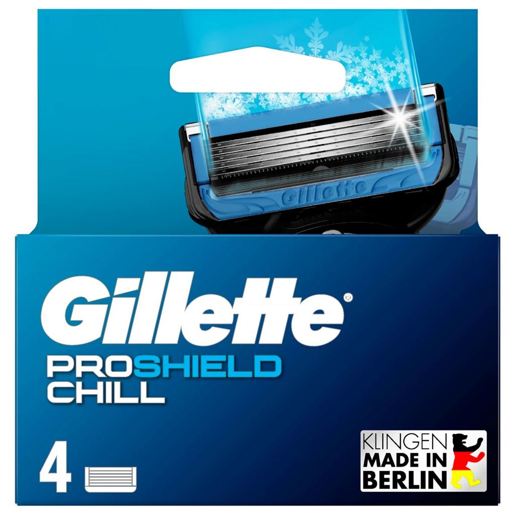 Gillette Fusion5 ProShield Chill - 4 Scheermesjes, Sieraden, Tassen en Uiterlijk, Uiterlijk | Gezichtsverzorging, Nieuw, Gehele gezicht