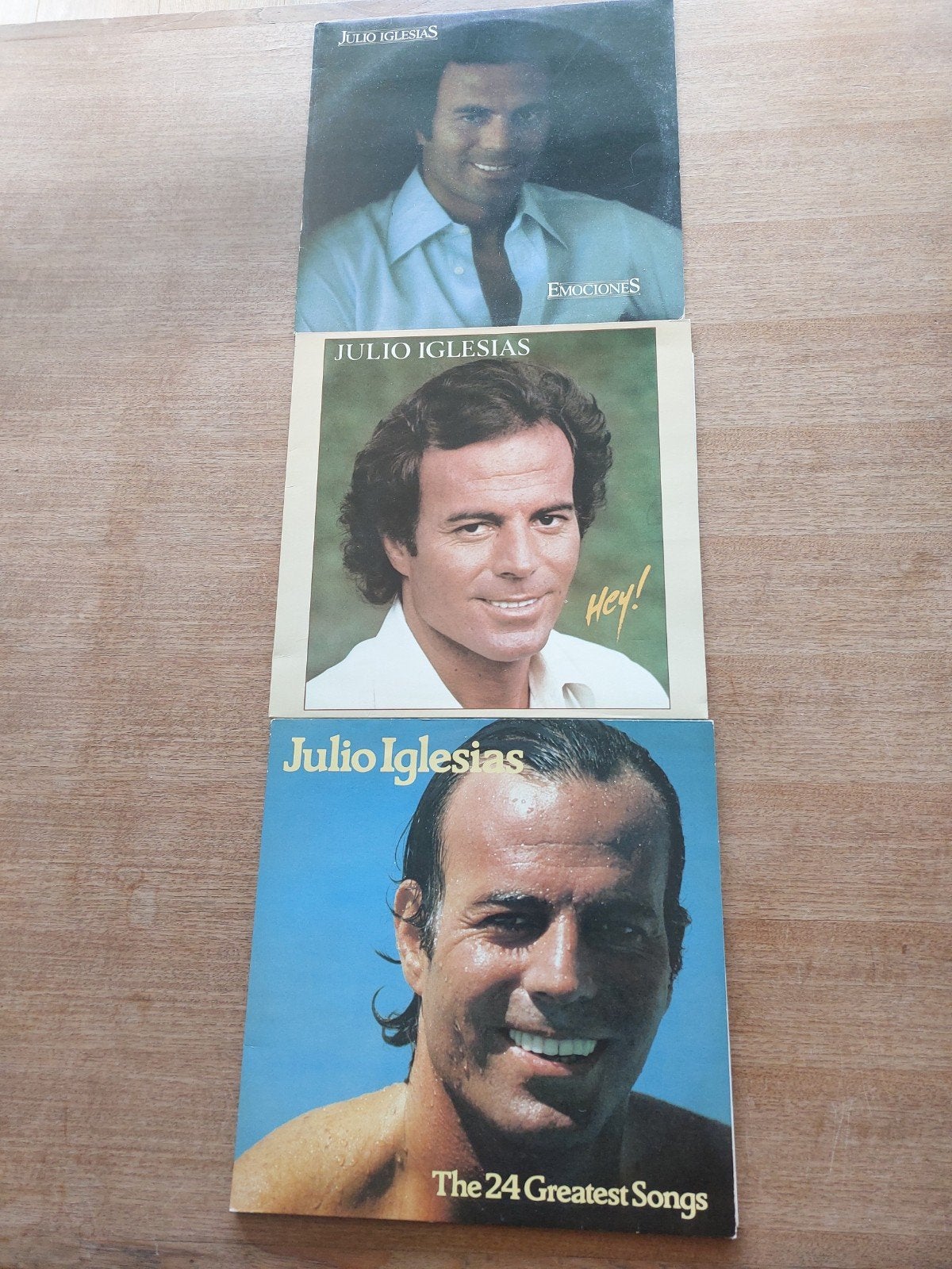 Julio Iglesias LP Vinyl Platen Collectie (3 stuks), Ophalen of Verzenden, 1970 - 1979, Gebruikt, 12 inch