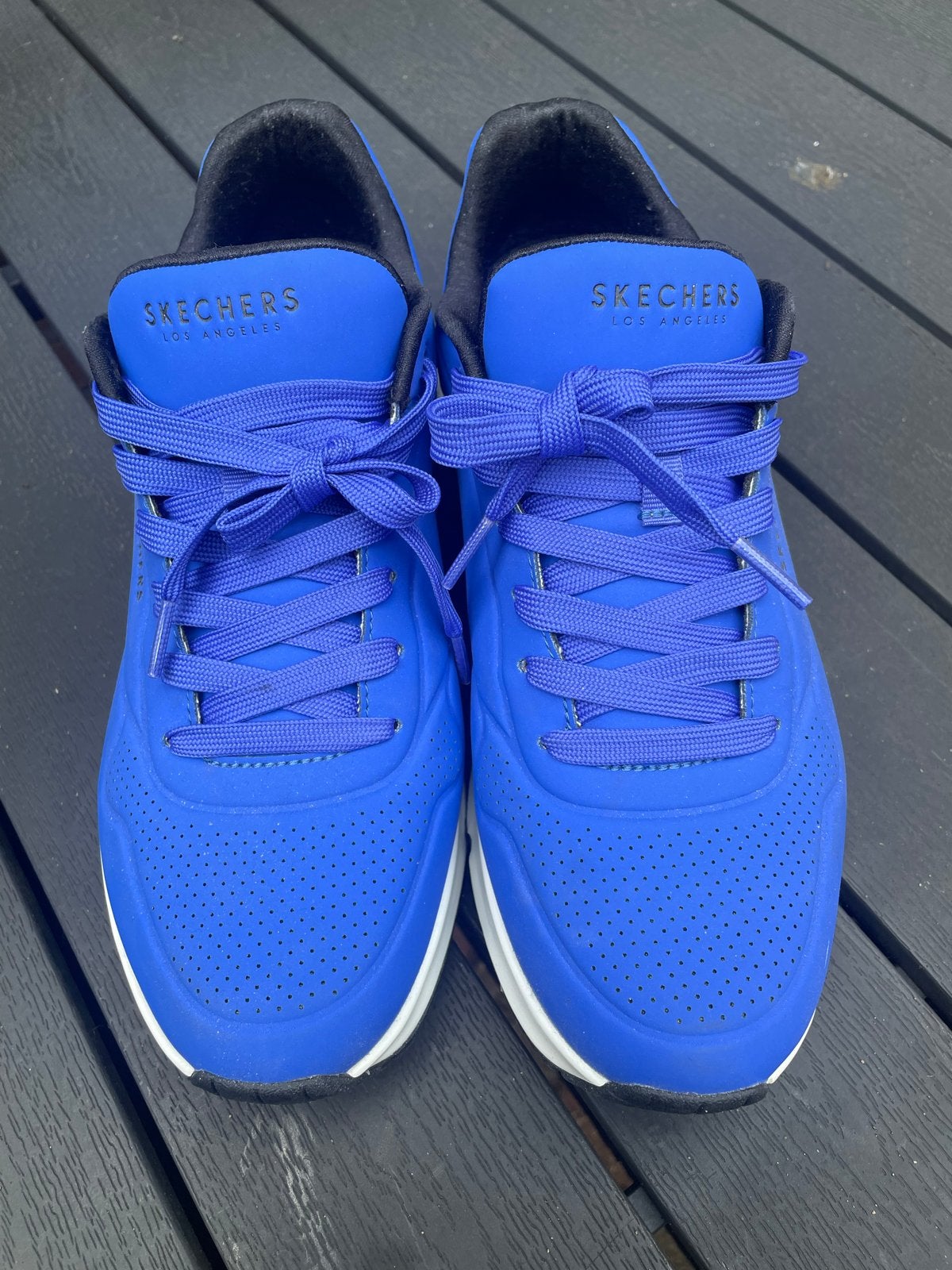 Skechers Maat 43, Kleding | Heren, Schoenen, Ophalen of Verzenden, Zo goed als nieuw, Blauw, Sneakers of Gympen