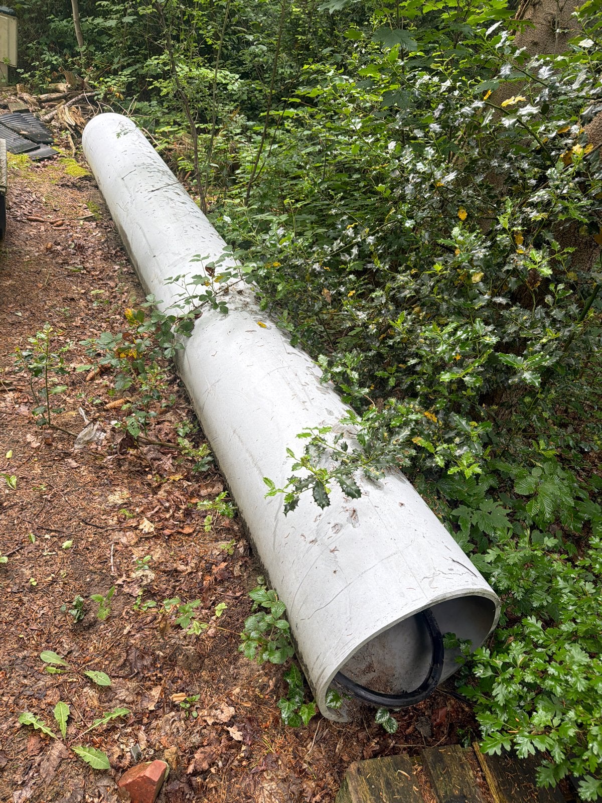Grote PVC buis 500mm diameter, 4,5 meter lang, Doe-het-zelf en Verbouw, Buizen en Afvoer, Ophalen, Gebruikt, Pvc, 4 tot 6 meter