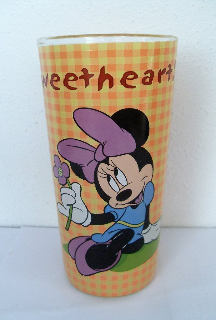 Minnie Mouse Glas Disney Mickey Mouse, Verzamelen, Disney, Zo goed als nieuw, Servies, Mickey Mouse, Ophalen of Verzenden