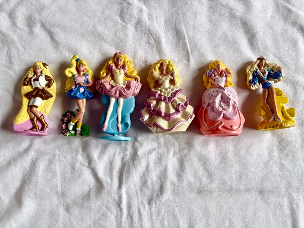 Vintage Barbie popjes- set van 6, Verzamelen, Poppetjes en Figuurtjes, Ophalen of Verzenden, Gebruikt