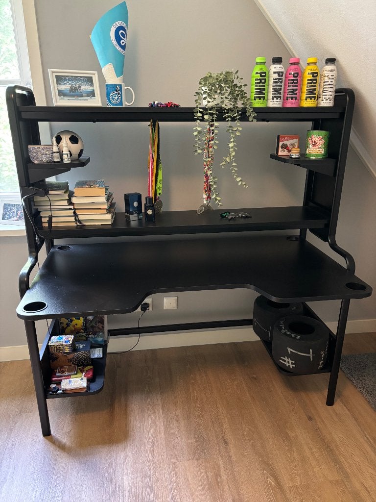 Game bureau Fredde (IKEA), Ophalen, Gebruikt, Metaal, 74 cm