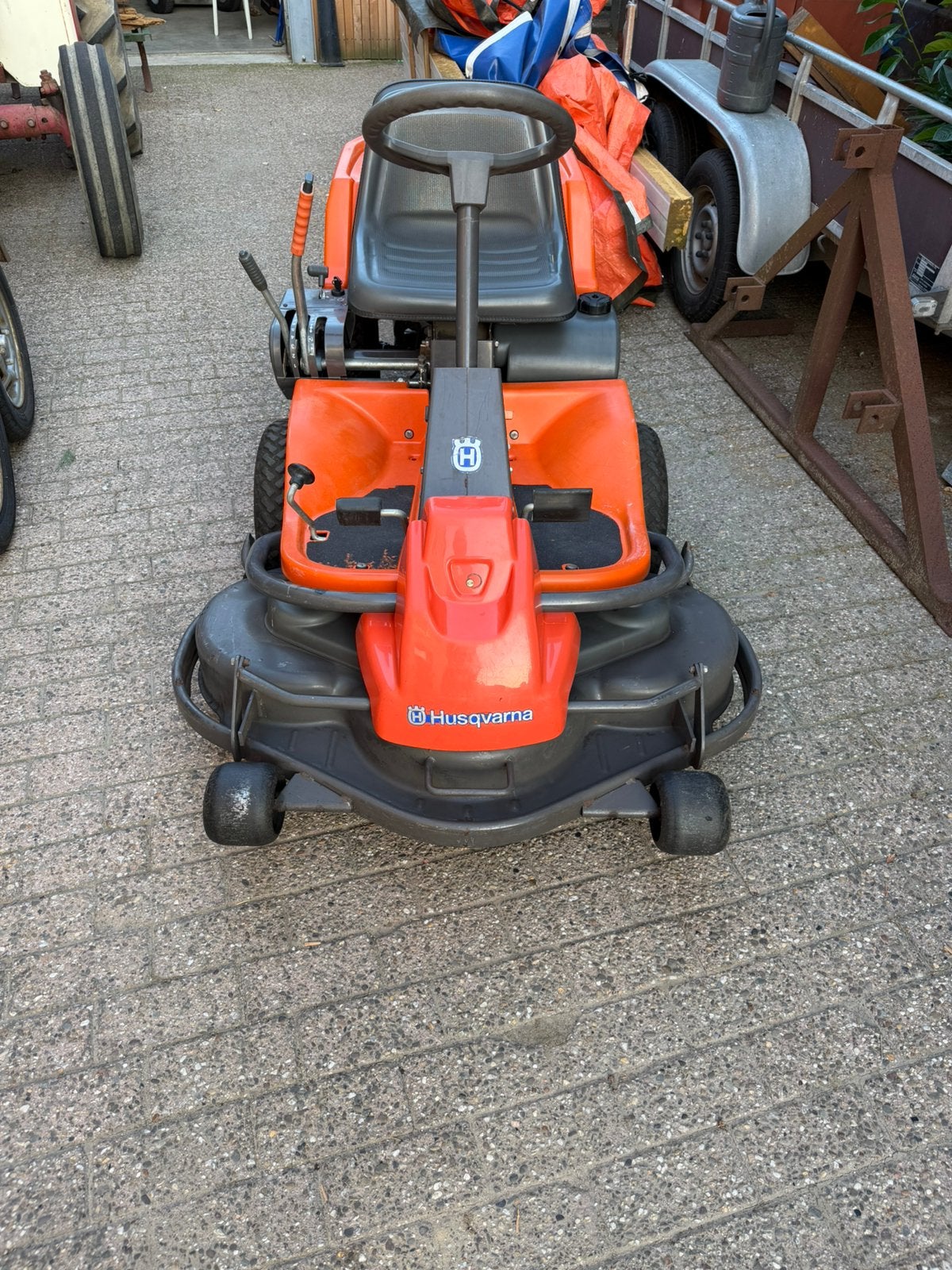Husqvarna frontmaaier, Ophalen of Verzenden, Zo goed als nieuw, 50 cm of meer
