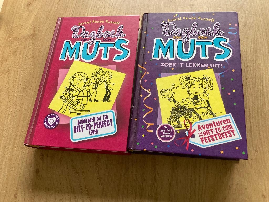 2 boeken Dagboek van een Muts, Ophalen of Verzenden, Zo goed als nieuw