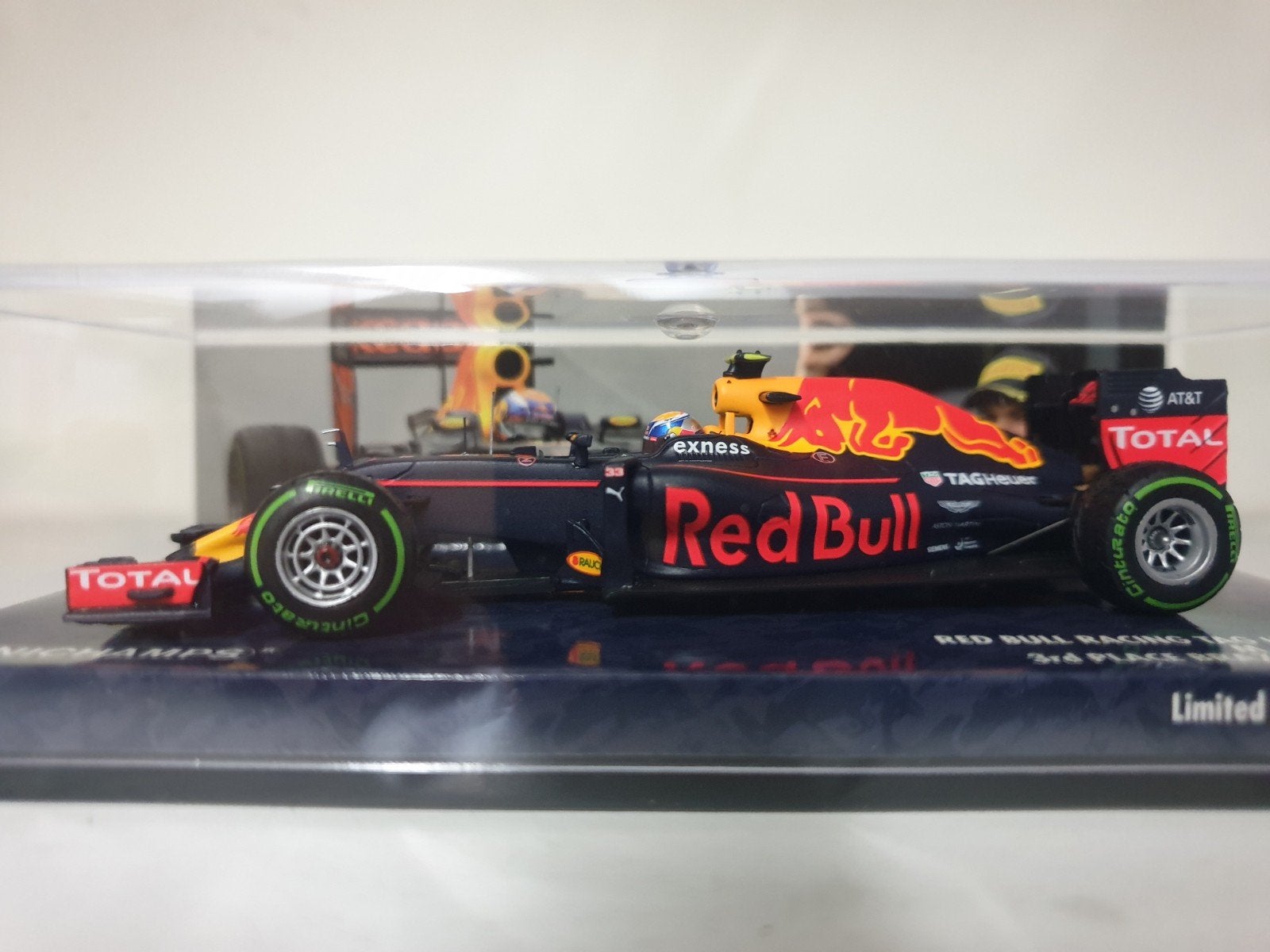 Max Verstappen Red Bull RB12 #33 gp Brazilië formule 1 2016, Ophalen of Verzenden, Nieuw, Auto, MiniChamps