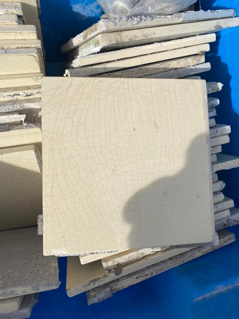 Tegels jaren 30, Ophalen, Gebruikt, Minder dan 20 cm, Minder dan 5 m²