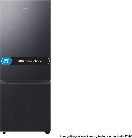 Foto 2 van Samsung koelkast RB50DG601EB1 - Extra Breed - Zwart inox