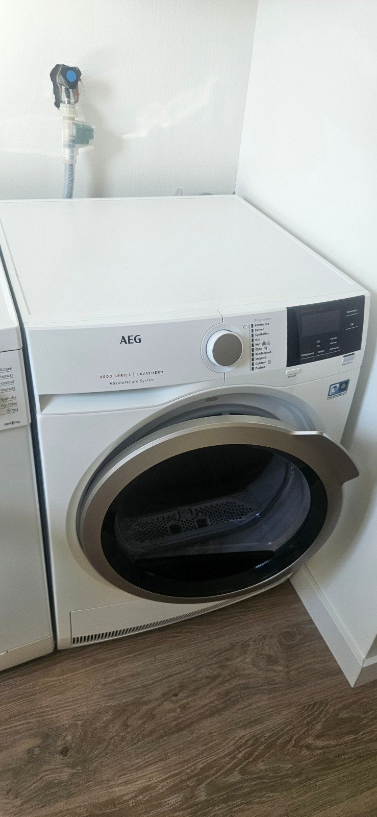AEG Lavatherm 8000 Series Warmtepompdroger 8kg, Anti-kreukfase, 8 tot 10 kg, Ophalen of Verzenden, Zo goed als nieuw