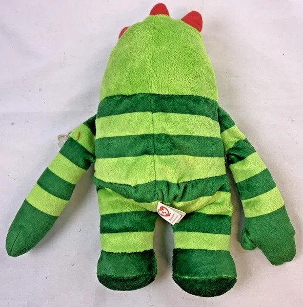 Ty Beanie Baby Brobee Yo Gabba Gabba Groen Gestreept Monster, Fietsen en Brommers, Coolsingel 104, 3011 AG Rotterdam, Netherlands