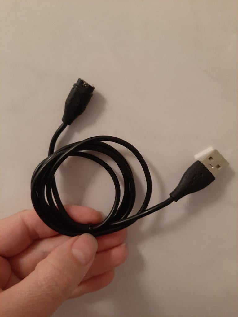 USB Oplaadkabel voor diverse Garmin Smartwatches, Zwart, Nieuw, Ophalen of Verzenden, Garmin (compatibel)