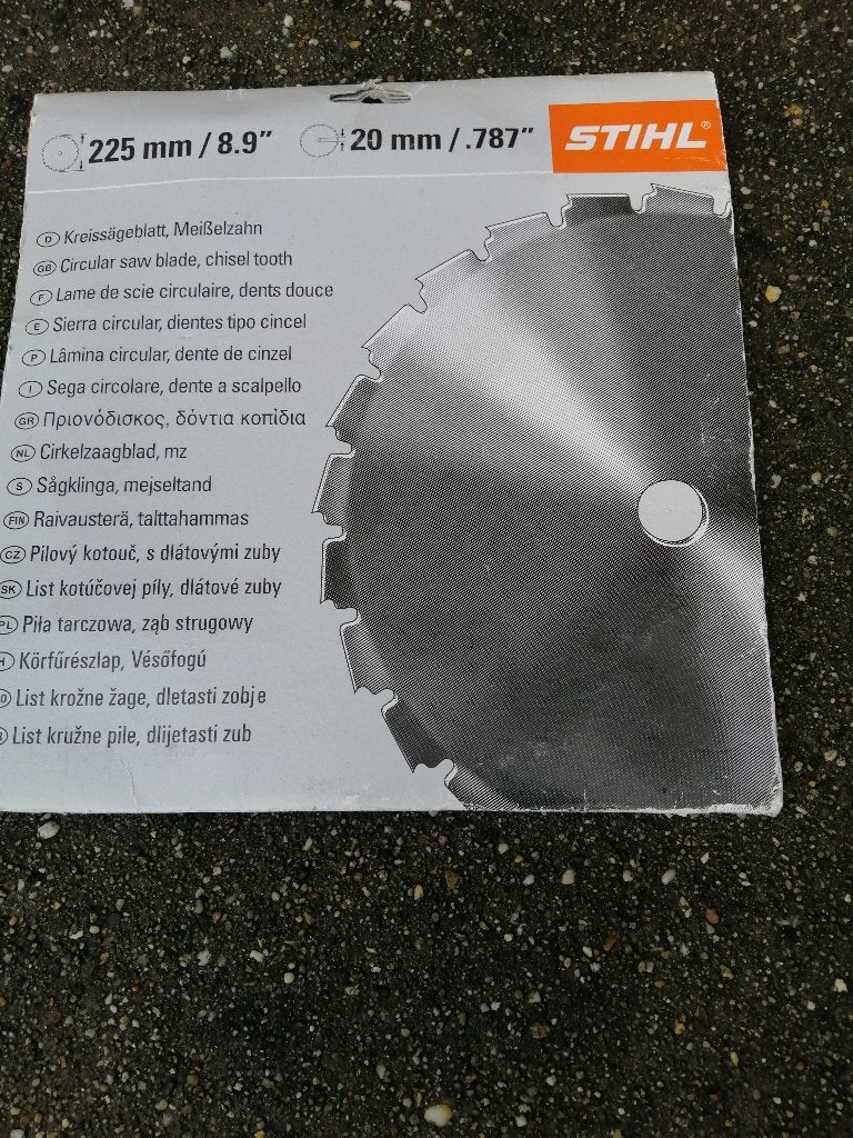Cirkelzaagblad, Ophalen, 70 mm of meer, Kettingzaag, Nieuw