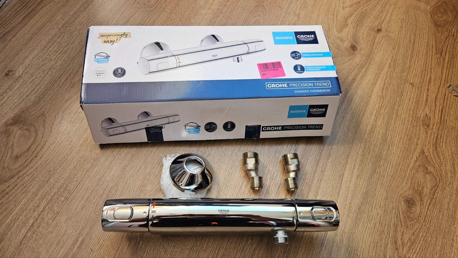 Grohe Precision Trend Douchethermostaat 15 cm, Ophalen of Verzenden, Nieuw, Chroom, Douche