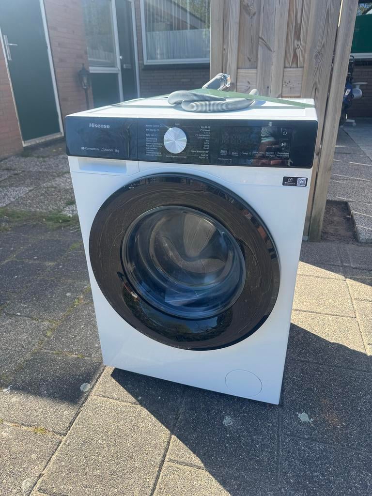 Hisense Wasmachine - 8kg - Nieuwstaat net een maand oud, Witgoed en Apparatuur, Wasmachines, Zo goed als nieuw, Voorlader, 8 tot 10 kg